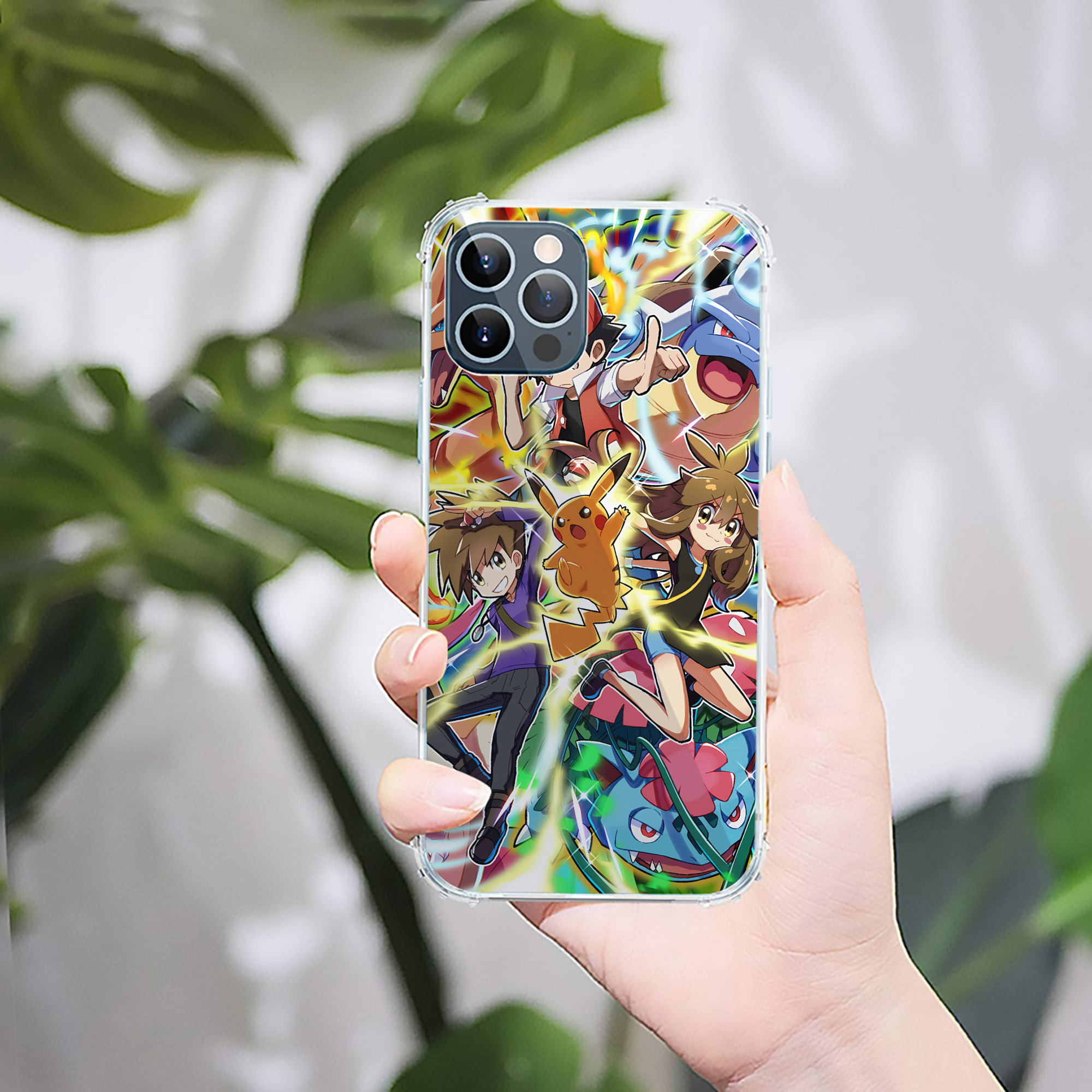 （画像用） ポケットモンスター Pokémon 【iPhone 12シリーズ対応】透明スマホケース（クリアソフトケース）